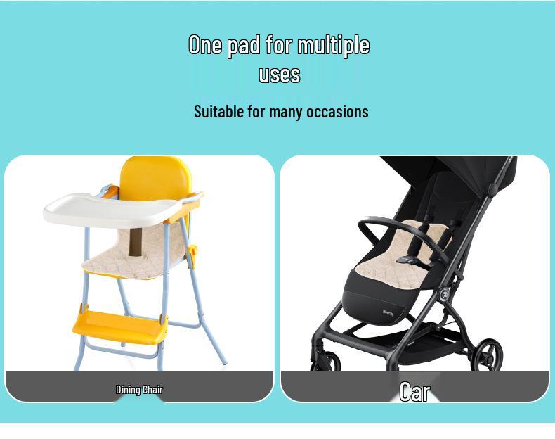 Wodoodporna, Chłonna, Miękka Poduszka Siedziska dla Niemowląt - Przyjazna dla Skóry, Oddychająca Podkładka na Krzesełko do Karmienia i Wózek