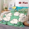 Cute Cartoon Cat Party Print 2D Flat Pattern Flannel Blanket High quality All Seasons Warmth and Comfort Perfect for Christmas Gifts.