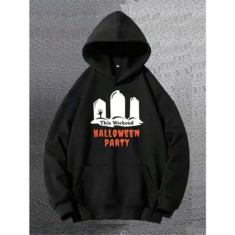 Hooded Sweatshirt Soft Touch Lightweight Comfortable Spring XXL чёрный