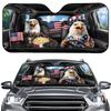 Creative Animal Car Sunshade - Cute Dog Sticker Package