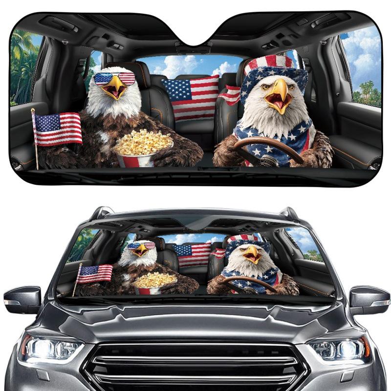 Creative Animal Car Sunshade - Cute Dog Sticker Package