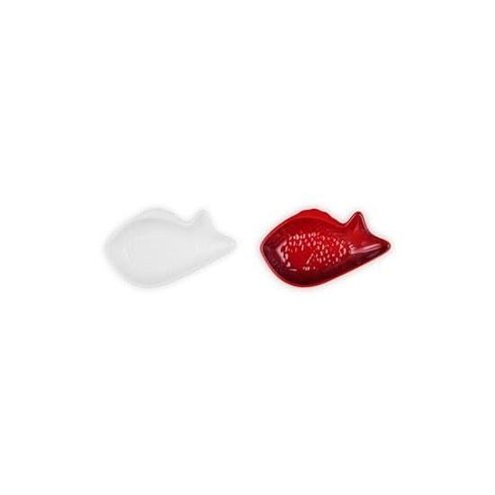 Le Creuset Plate Lucky Motif Mini Dish Thai 200g Cherry Red White Japonese Microwave Dishwasher Oven Safe
