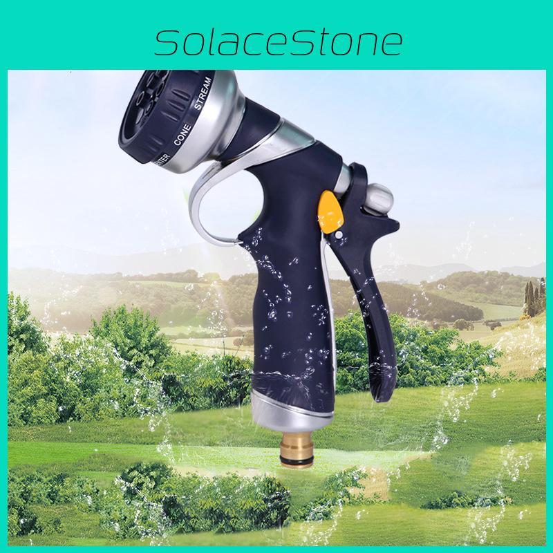 Premium 9-dial Spray Gun For High Pressure Metal Garden Hose With Ergonomic Grip