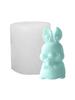 Osterhasenform 4 Stile Silikon Hasenform DIY Hasenkerzen Harzform Epoxidharz Gussformen DIY Aromatherapie