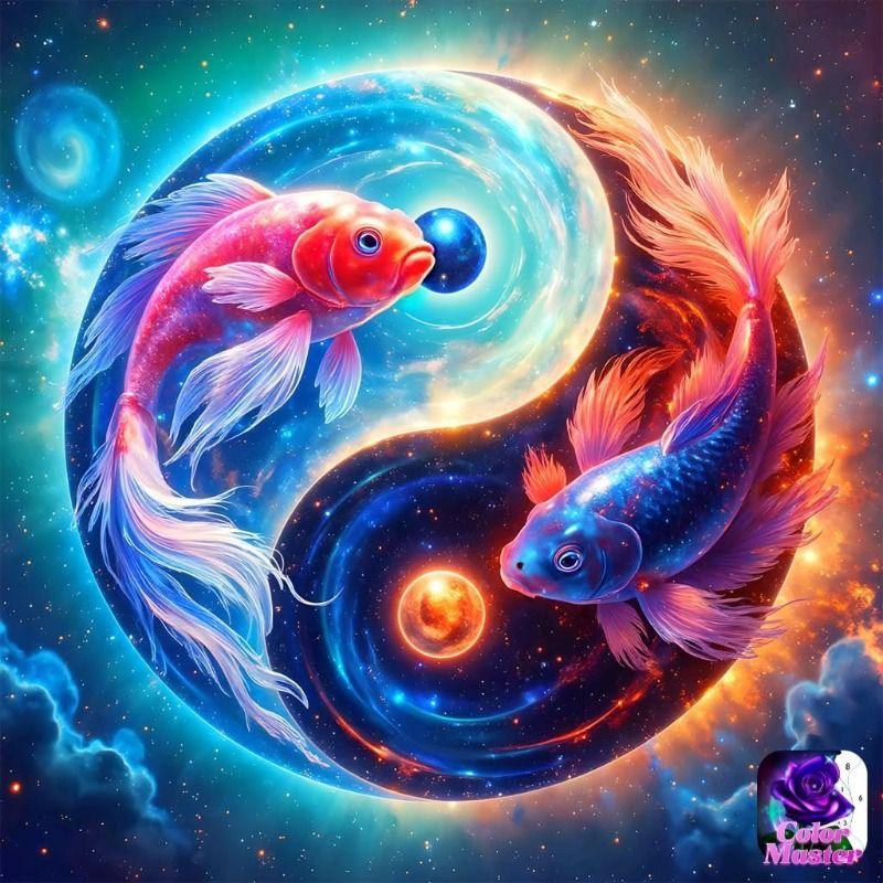 Yin Yang Taiji Metal Wall Art Decorative Sign