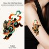 Chinese Style Waterproof Phoenix & Koi Tattoo Sticker - Long-lasting, Aesthetic Dunhuang Design for Arm & Collarbone