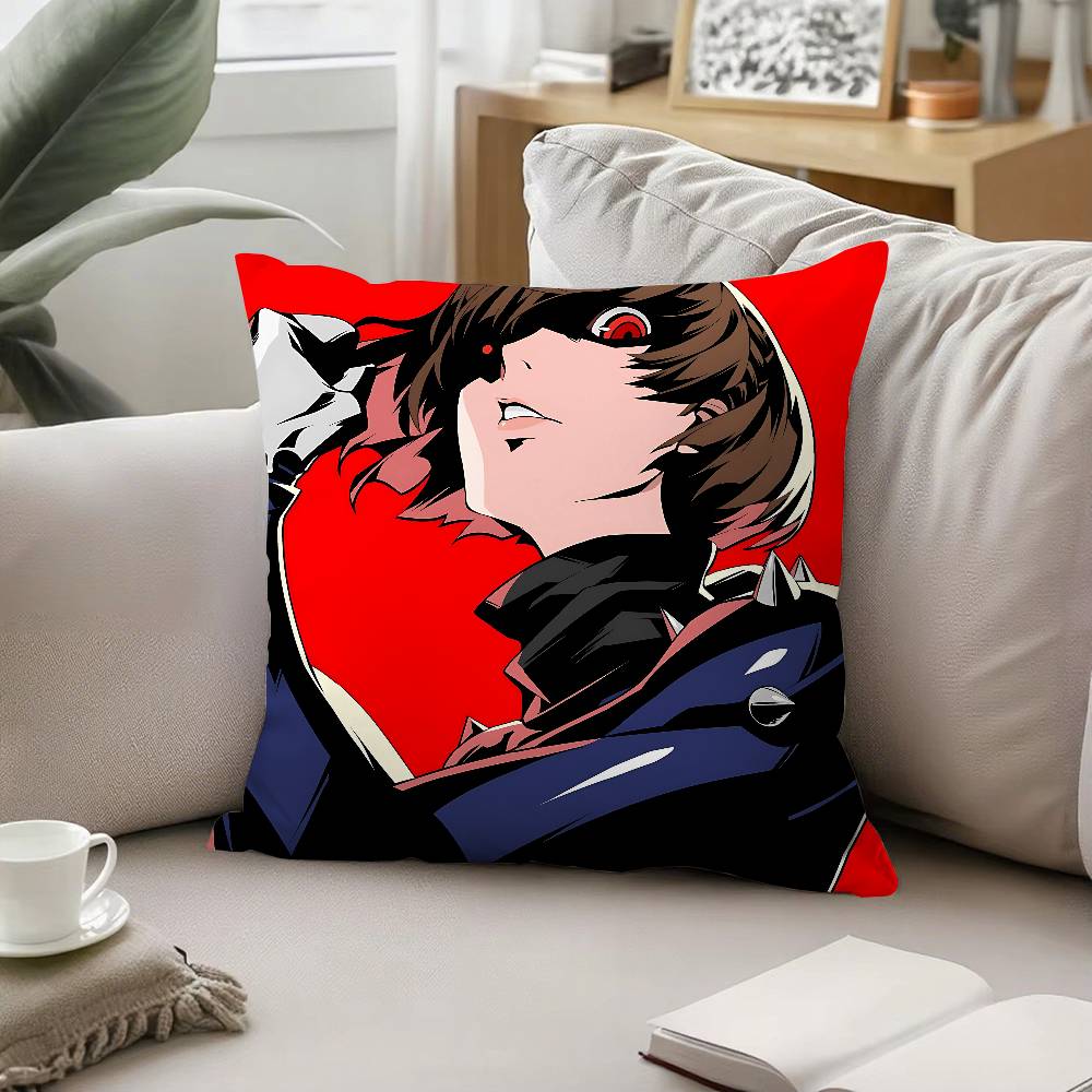 Game Joker Panther Mona Pillow Case Cushion Cover Soft Cute Throw Pillow Case For Car Sofa Pillowcase Polyester With Zipper