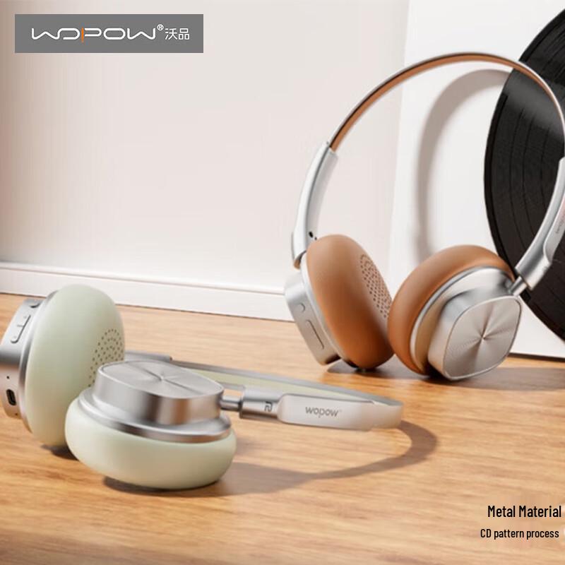 WOPOW BTS03 Retro Wireless Over-Ear Bluetooth Headset
