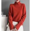 Fashion Versatile Sweater Women Pullover Fall and Winter Inside The Solid Color Knit Tops Comfortable and Versatile