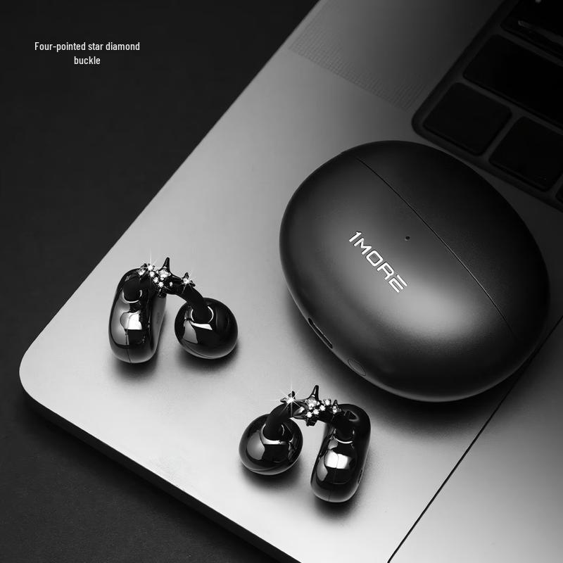 1MORE Четырехзвездочная серьга-клипса с бриллиантом