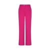 CROCODILE LADIES Back Roll-Up Detail Back Elastic Waist Straight Fit Pants_Cldmpt216