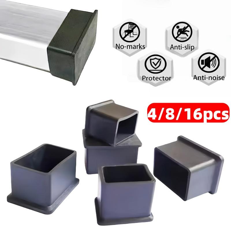 4/8/16pcs PVC Chair Leg Caps Furniture Feet Covers Socks Table Pipe Plug Furniture Leveling Feet Floor Protector Pads Home Decor