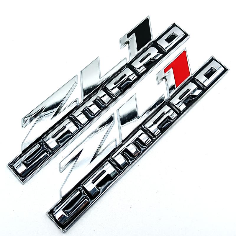 Metal ZL1 Grill Badge Car Rear Trunk Emblem ZL1 Decals Stickers Car Styling For Camaro Super Hornet Car Styling Auto Accessories