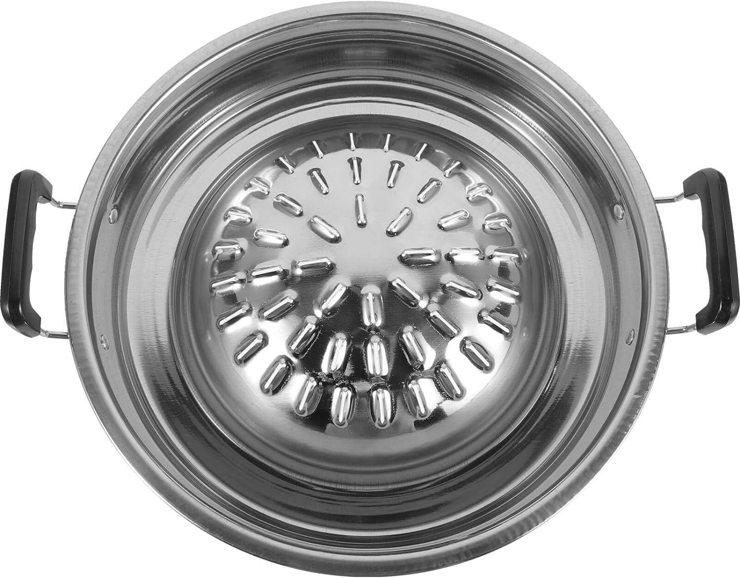 

Stainless Steel Barbecue Plate Camping Grill Pan Korean Barbecue Stove Professional Grill Pan Barbecue Pot Supplies Household серый