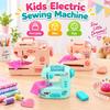 With Lights Kids Electric Sewing Machine Portable Children Sewing Machine Toy Sewing Machine  Kids