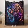 1 Stück Spielcontroller-Druck Leichte Flanelldecke, Bequeme und Warme Decke, für Camping Sofa Bett und Couch Büro, für Alle Jahreszeiten