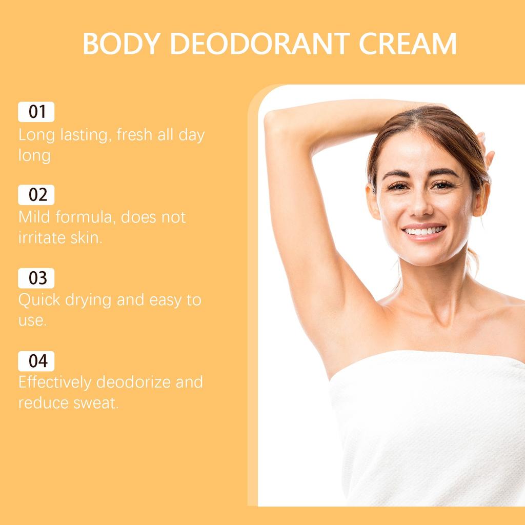 Sheabutter, Wurzeldeodorant, Antiperspirant-Balsam, Lang anhaltend, Frisch, Aroma, Inhaltsstoffe