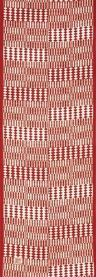 Dyeing Anbo Hand Towel Authentic Dyed Cotton Tokuoka Made In Japan 35cm X 100cm "Abacus Red" 100%