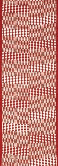 

Dyeing Anbo Hand Towel Authentic Dyed Cotton Tokuoka Made in Japan 35cm x 100cm Abacus Red 100%