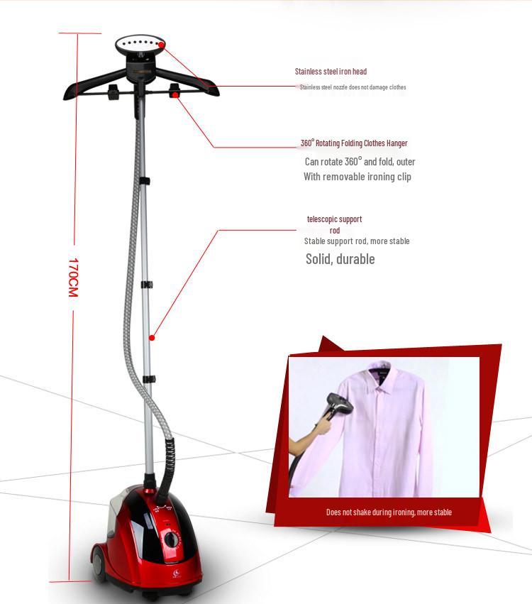 Portable Handheld Garment Steamer and Iron, Vertical Ironing Machine for Home Use