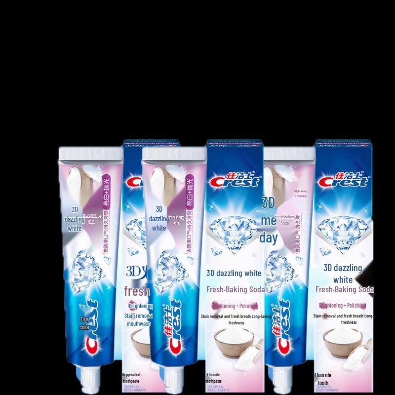 Crest 3D White Fresh Bright Toothpaste Triple Pack
