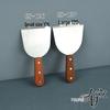 Thickened Teppanyaki Steak Spatula with Plastic Handle - Versatile Cooking and Baking Tool