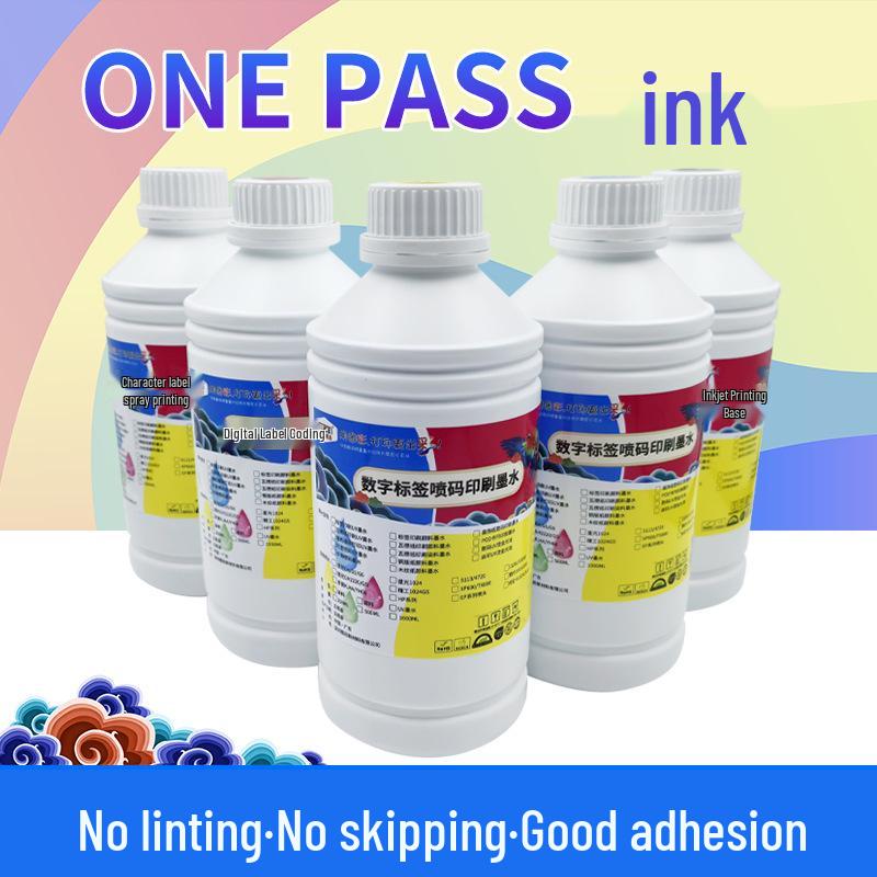 Tu Cai ONE PASS Ink for HP Inkjet Printers - Ideal for Corrugated Boxes and Label Packaging.