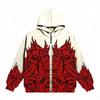 2025 cross-border European Y2K sweater streetwear retro skull hoodie zip hoodie gothic top