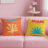 classic theme Travel Vacation Series Cushion Cover Soft  EasyWash Pillow Case  Versatile for Couch Bed Travel and Office