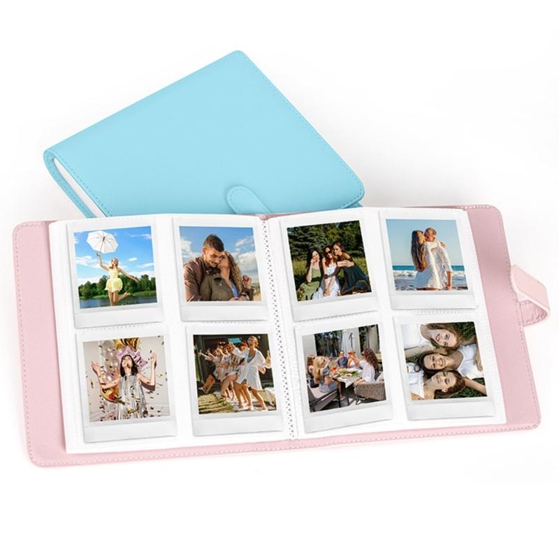 288 Pockets 3 Inch PU Leather Photo Album Mini Instant Picture Case Storage Organizer for Mini 11/9/8/8+ D23 20