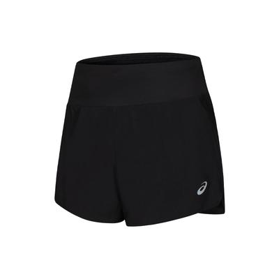 Woven Drawstring Fitted Athletic Shorts Women Bottoms Black 2012C627-001