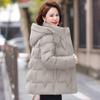 Middle-aged and Elderly Mothers Wear Down Jackets for Women's Short Hooded Warm Jackets for Women's Winter New Large-size Thickened Grandma Clothes