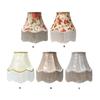 Soft Light Filtering Cloth Lamp Shade With Delicate Lace Trim Elegant Fringe Lampshades For Reading And Relaxation