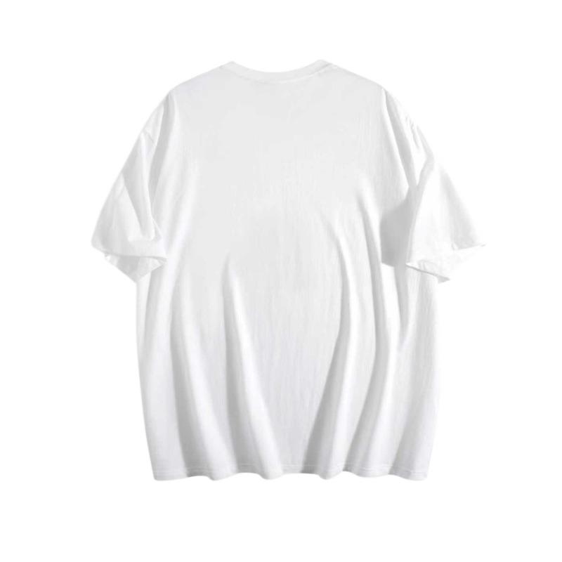 European Size Graphic Design Men's Cotton T-Shirt Soft Breathable Solid Tee for Daily with Headphones And Colorful Spray Paint Effect Beat Mode Text