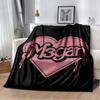 2023 M3GAN Horror Movie Throw Blanket Mysterious Character Soft Plush Fleece Lightweight Couch Bed Funny Halloween Friend Gift