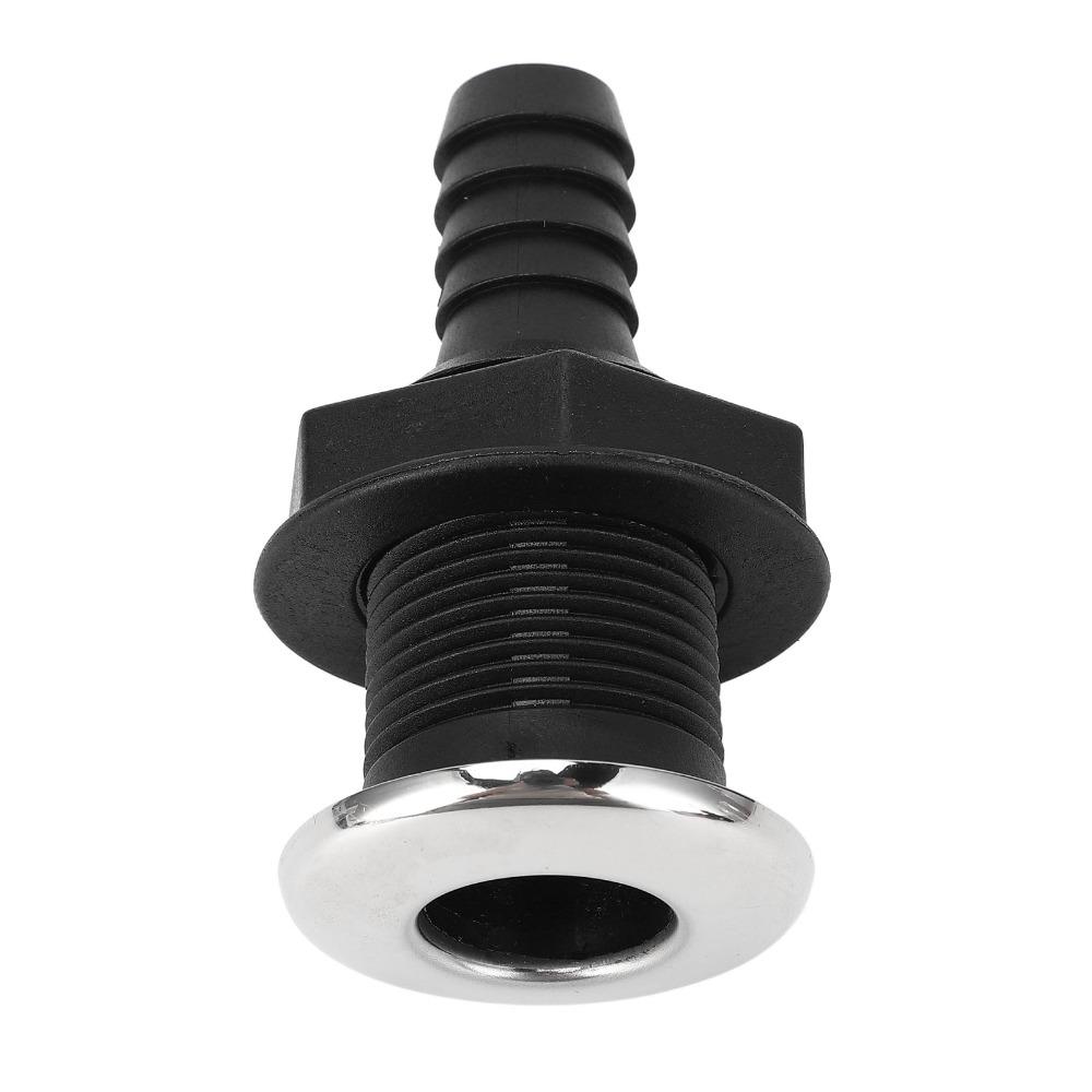 Vielseitige Boots-Rumpfdurchführungen Nylon Boots-Abflussstopfen Marine-Schlauchverbinder Kajak