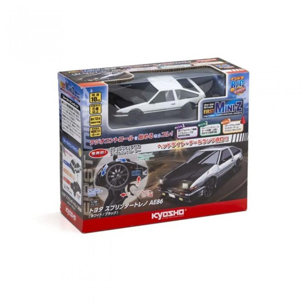 Kyosho Radio Control Toyota Sprinter Trueno Ae86 White Black 