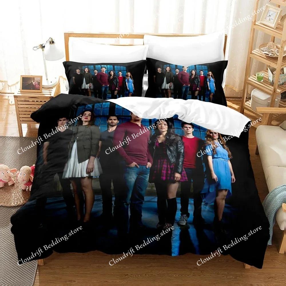 Teen Wolf Duvet Cover Pillowcase Bedding Set Boy Girl Bedroom Decoration Children Gift Single Double Large Size