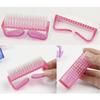 12 Pcs Large Handle Grip Nail Dusting Brush Kit Hand Fingernail Scrubbing Cleaning Brush Pedicure