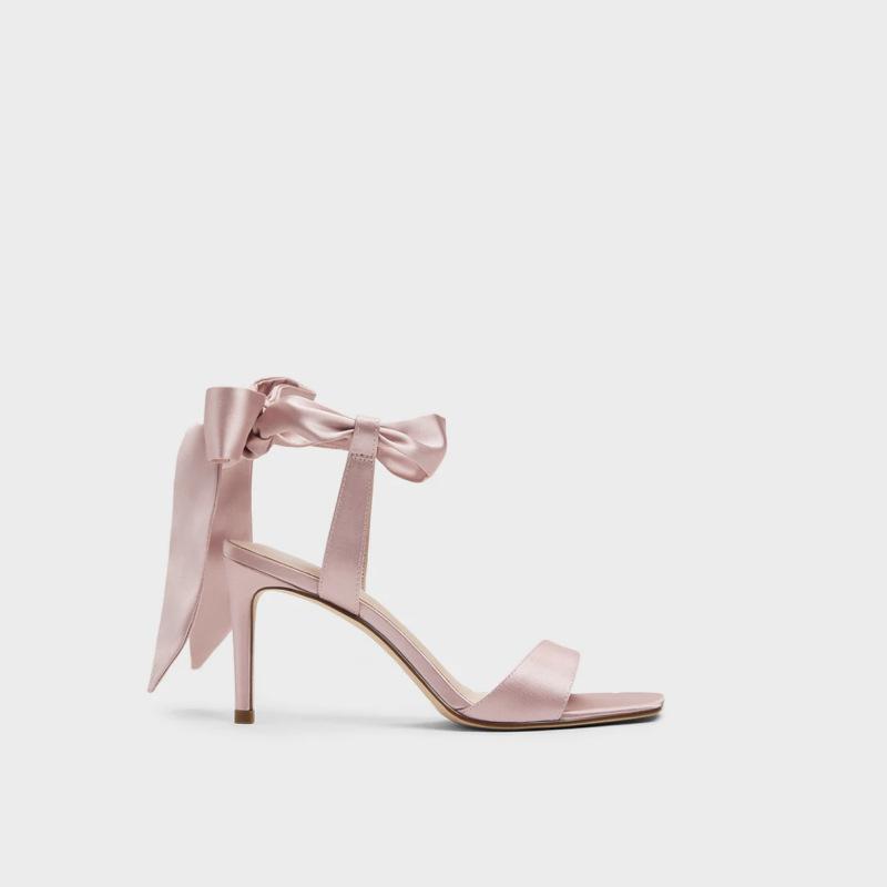 Fashion Sexy High Heels Woman Summer New Temperament Pink Fairy Style Bow High Heels Woman Exclusive Womens Shoes For Fashion Parties