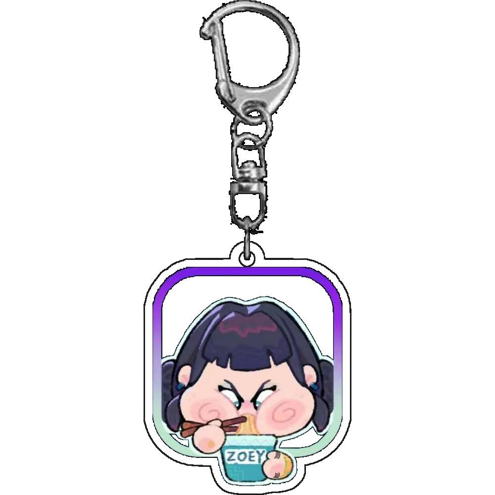Kpop Dämonenjäger Anime Zoe Rumi Mira Saja Jungs Superstar Acryl Schlüsselanhänger Unters Huntr/x Baby Selbst Schlüsselanhänger Huntr-X Tasche Anhänger