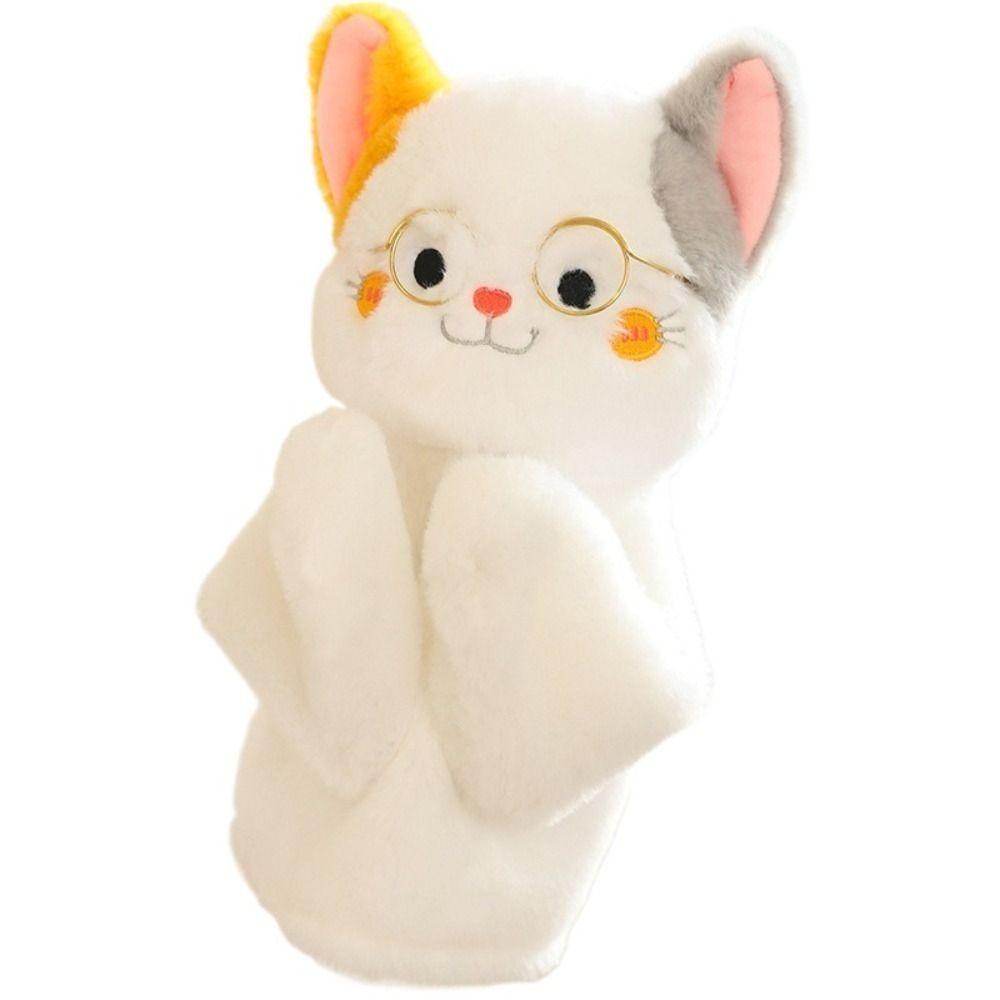 1/2Pcs Funny with Sound Boxing Dog Battle Tricky Gifts Husky Vocal Hand Puppet