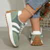 Baskets décontractées pour femme style Dad Confortables Plateforme Épaisse Chaussures de Course Antidérapantes à Lacets Respirantes Chaussures de Marche pour Femme Entraînement Baskets de Tennis