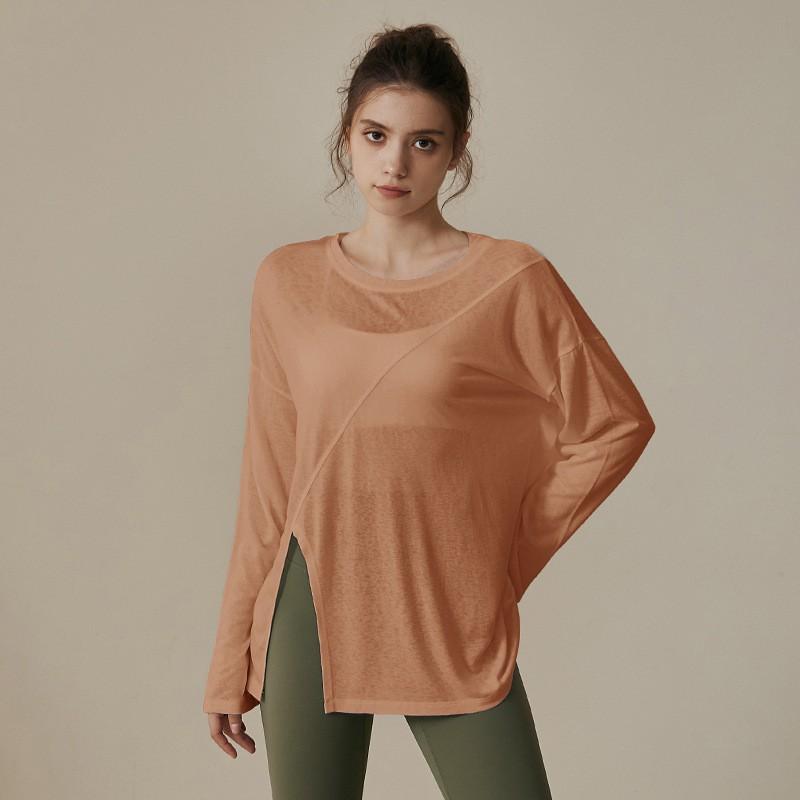 Womens Loose Fit Quick-Dry Yoga Top Short Sleeve Breathable Workout Shirt Running Fitness Pilates Spring Summer