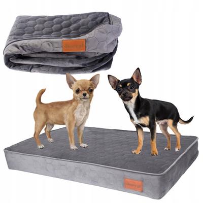 Orthopedic BED for a Small Dog or Puppy 66x45x10 Ukory GRAY
