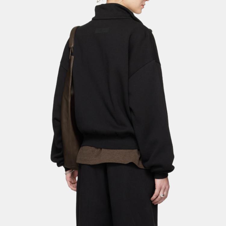 Women's Jacket Fear of God Essentials Core Collection Women's Zip Up Jacket Black