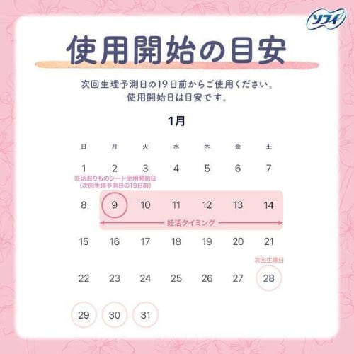 Bulk Sale: Unicharm Pregnancy Timing Check Panty Liners, 5 Sheets X 2 Boxes