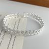 Xiaomi 100% Solid 925 Sterling Silver Retro Bracelet for Women Men Vintage Handmade White Chain Shape Bracelet Birthday Gift