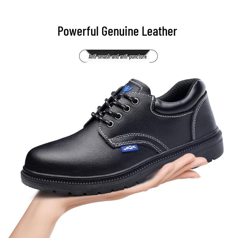 Zhongyi Men s Cowhide Steel Toe Safety Boots