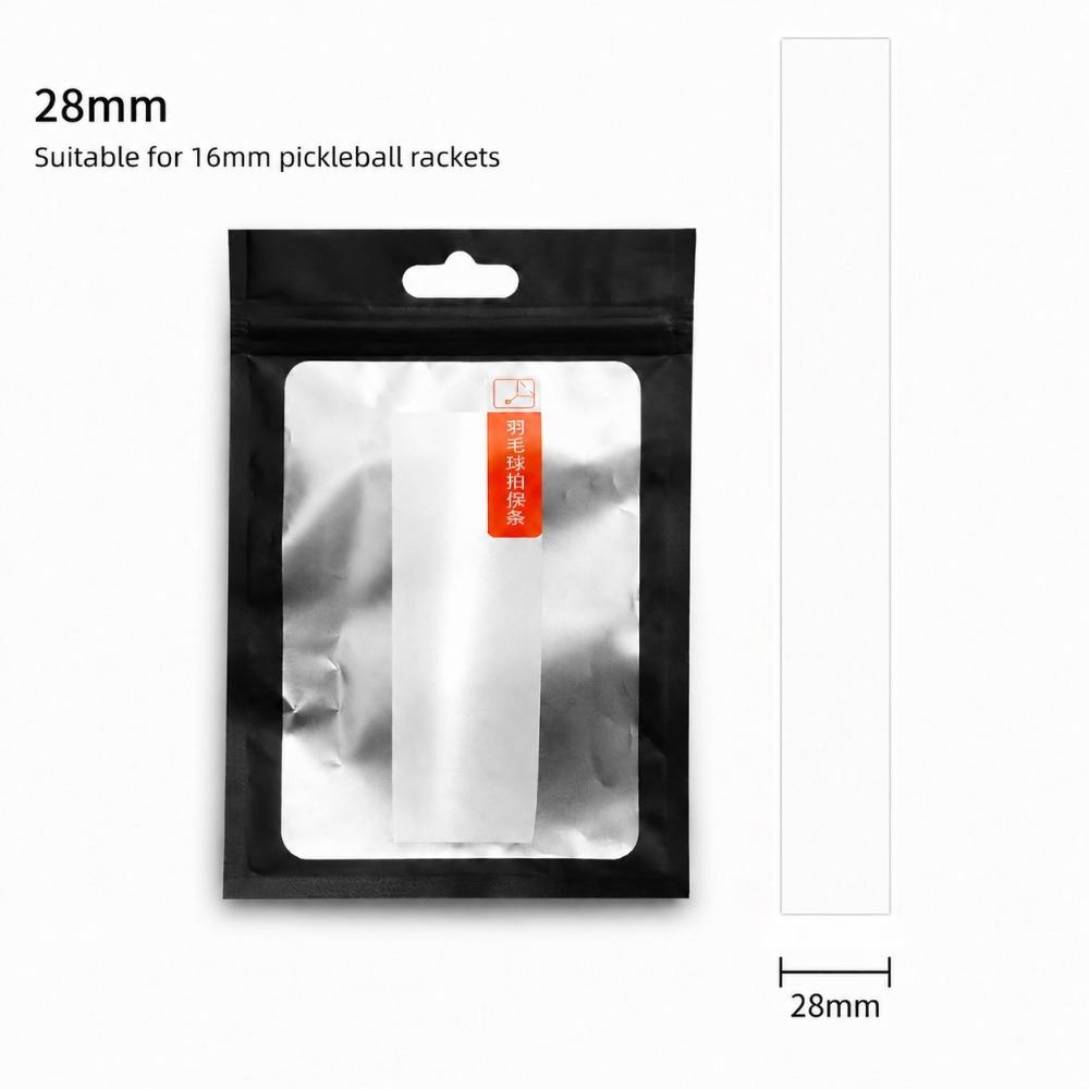 High Elastic Pickleball Racket Frame Protective Tape TPU Paddle Head Edge Tape Training